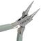 John Bead 4.75" Multi Purpose Classic Slim Stainless Steel Round Nose Jewelry Pliers